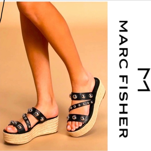 Marc Fisher Shoes - Marc Fisher||Beaded Platforms. Size 7. Perfect Condition.